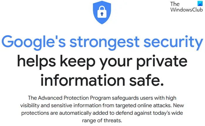 Google Advanced Protection Program