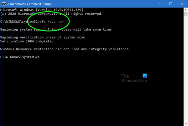 How to Run System File Checker sfc /scannow in Windows 10