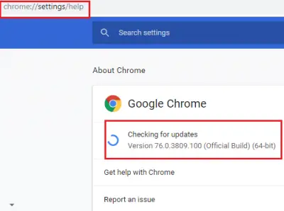 update Chrome, Firefox, Edge, Opera browser
