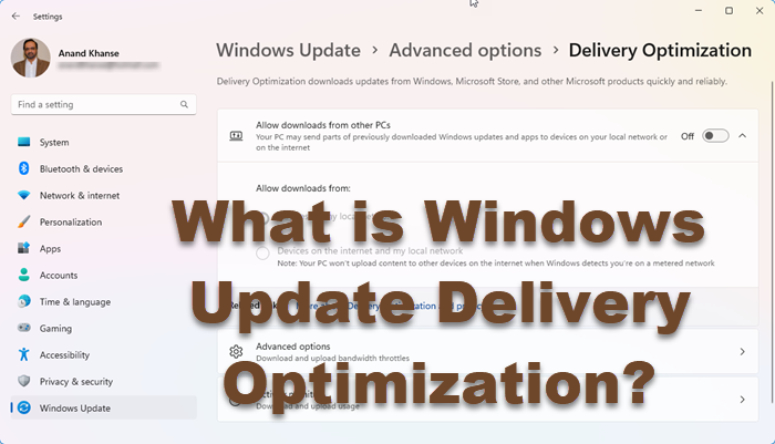 Windows Update Delivery Optimization