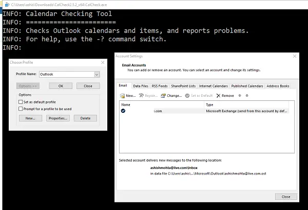 Outlook Calendar Checking Tool (CalCheck)