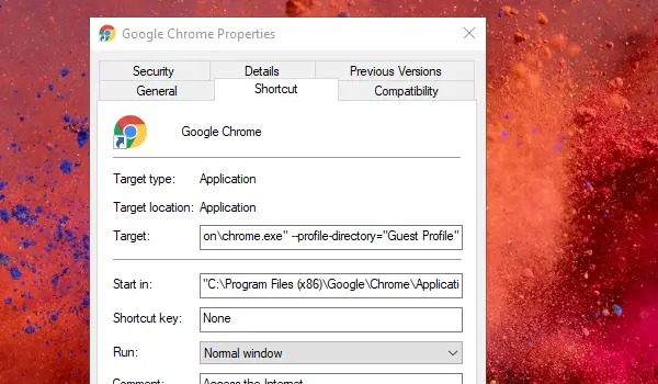 Chrome Flag for Guest Mode