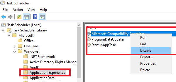 Disable Microsoft Compatibility Appraiser Tasks