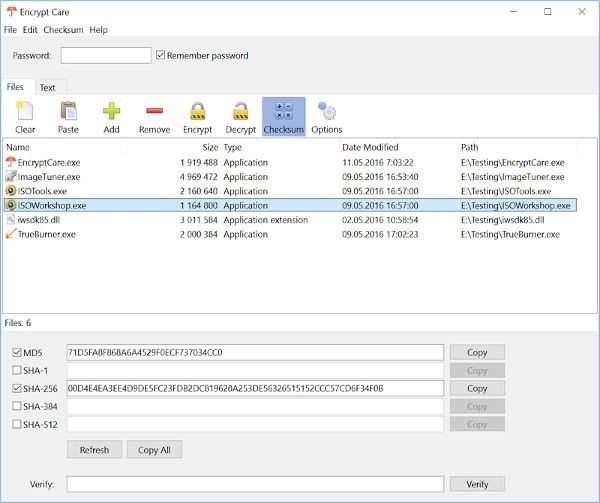 Encrypt Care is a free encryption software for Windows 10
