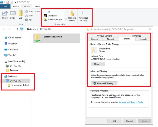 How To Share Files And Folders Over A Network In Windows