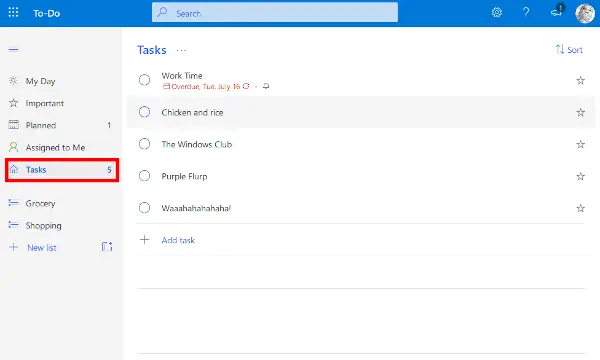How to assign Tasks in Microsoft To-Do