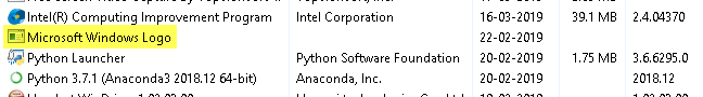 Microsoft Windows Logo process in Task Manager Is it a virus - 12