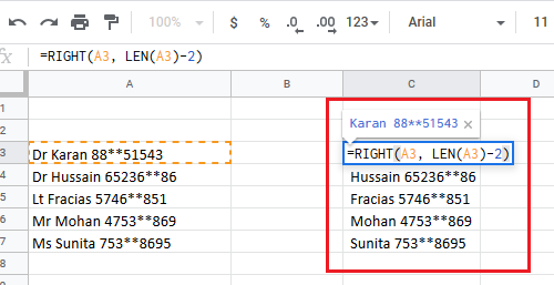 Remove text before or after a specific character in Excel