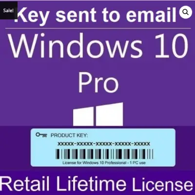 Windows 10 PRO Professional License - DIGITAL Instant product key cdkey, Productkeys-uk