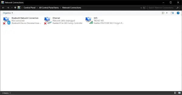 Check for Bluetooth ControlPanel 1