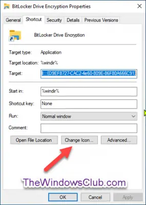 How to create a BitLocker Drive Encryption shortcut in Windows 11 10 - 96