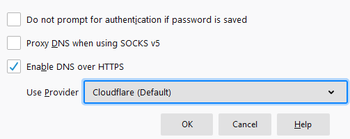 enable DNS over HTTPS to block ISP tracking