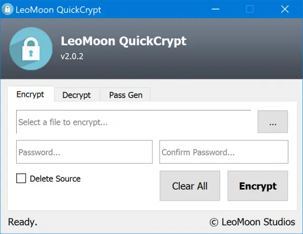 QuickEncrypt lets you encrypt & decrypt files & folders in Windows 10