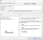 How to change Support Contact Information in Windows Security