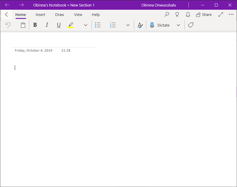 using onenote for note taking