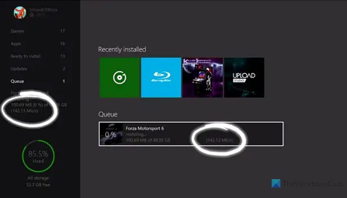 Game or app downloads are slow on Xbox One