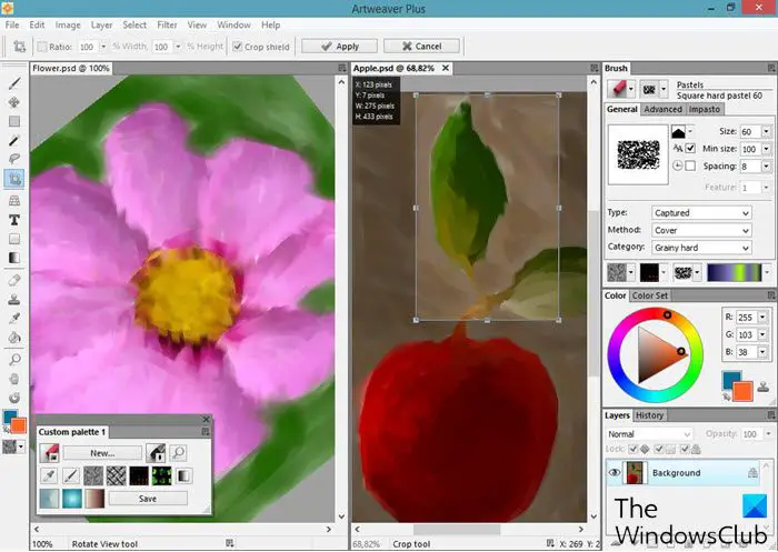 Artweaver Free: A Painting Program and Image Editor for Windows 11/10