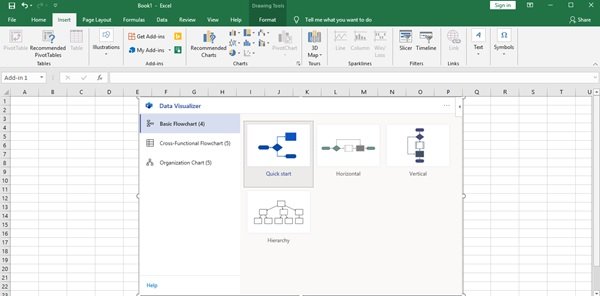 Data Visualizer Add-In for Excel