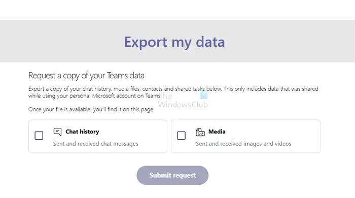 Export Microsoft Teams Chat Media