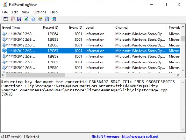 Use Full Event Log View to view Windows logs