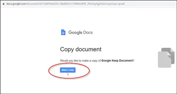 How To Share Make A Copy Links To Your Google Files With Others