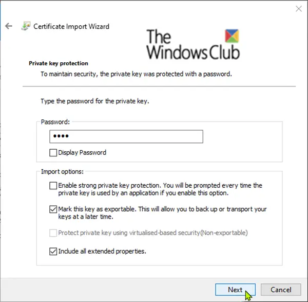 Import EFS File Encryption Certificate and Key  PFX file  in Windows - 51
