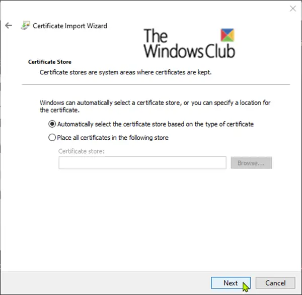 Import EFS File Encryption Certificate and Key  PFX file  in Windows - 55