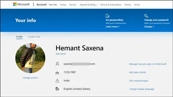 OneDrive Personal Vault displays a wrong language