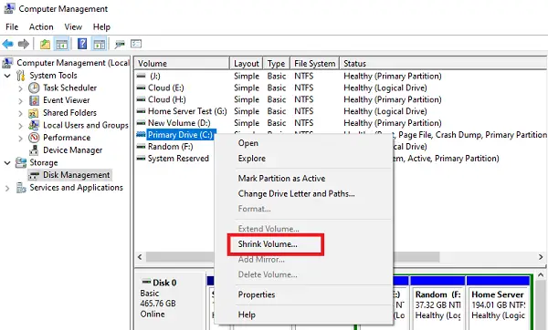 Partition C drive without formatting