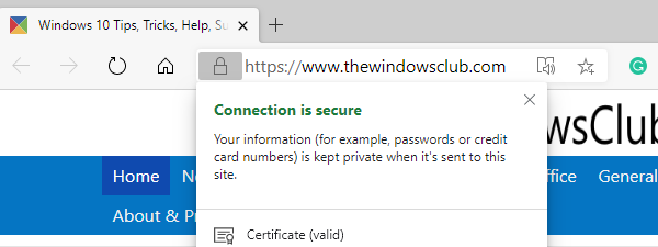 How to know if you can trust a website on Edge browser