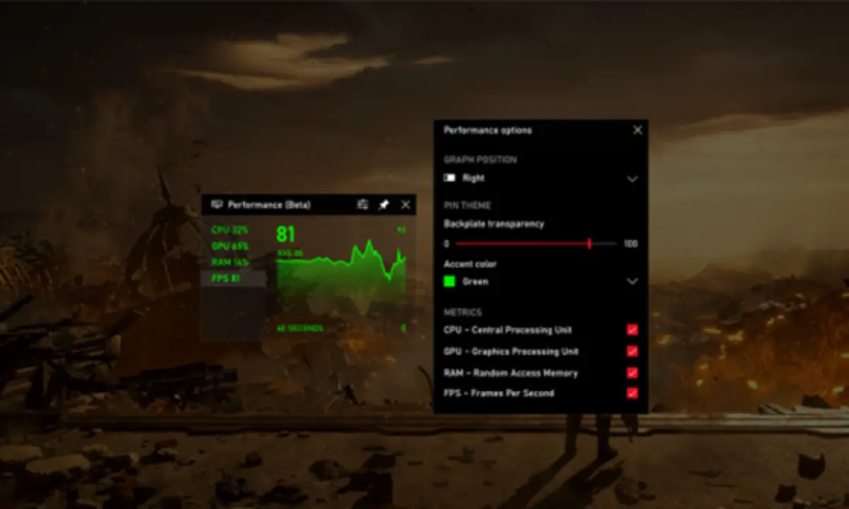 Turn On Use Frames Per Second Fps Counter On Windows 10