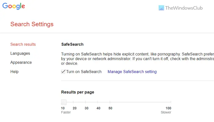 How to get more than 10 results on a single Google Search Page
