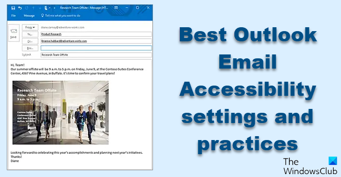 Best Outlook Email Accessibility settings and practices