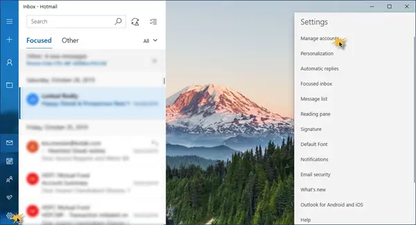 send to mail default windows 10