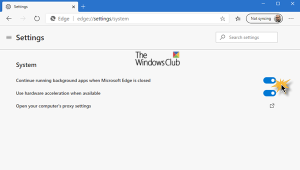 Stop Microsoft Edge From Running In The Background In Windows 10