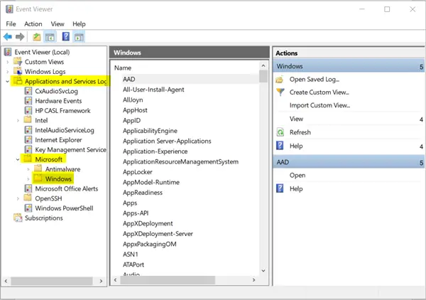 enable Print logging