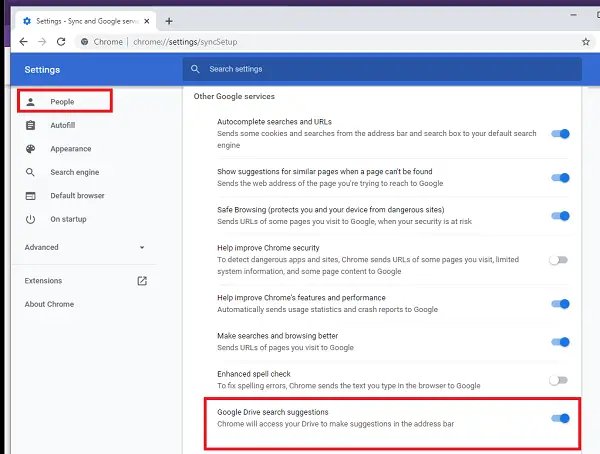 How to Turn on or Off Drive suggestions for Chrome Browser (GSuite)