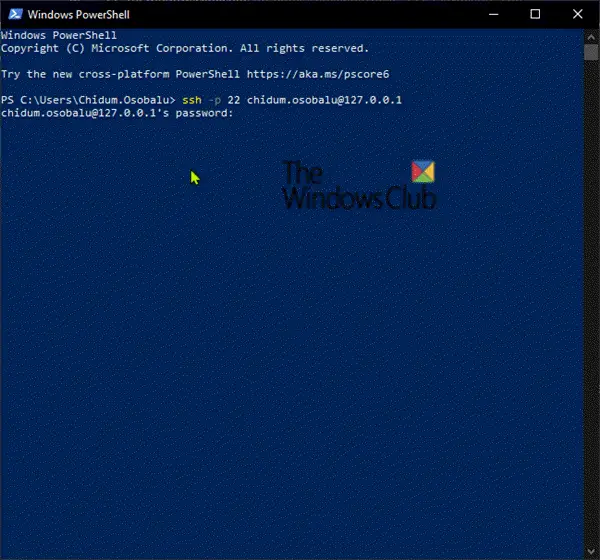 Install and configure OpenSSH client and server on Windows 11/10