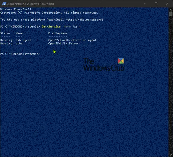 windows 10 openssh server