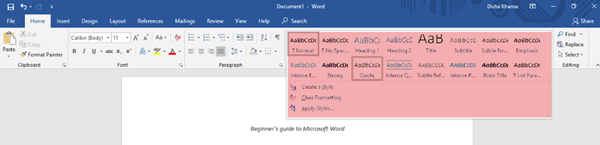 Microsoft Word Tutorial - The Windows Club