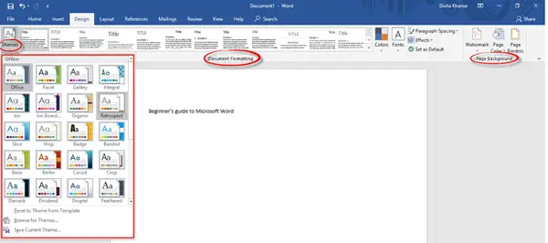 Microsoft Word Tutorial - The Windows Club