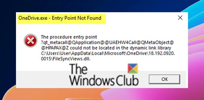 The Procedure Entry Point Not Found Dynamic Link Library Fixed In Windows  11/10 