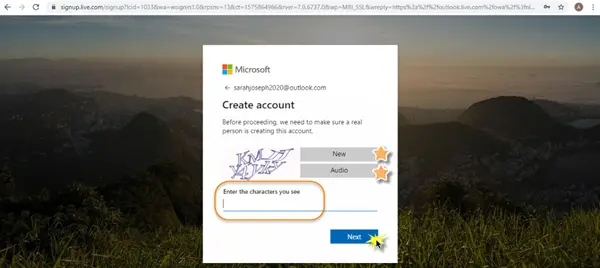Sign up Microsoft Outlook Acount - The Windows Club