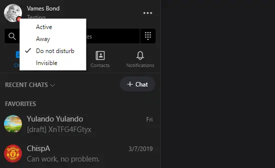 Skype notifications are not working