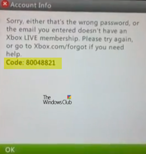 Manto mostrador Inmersión How to remove Xbox Live Sign in Error 80048821