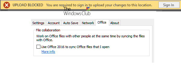 upload blocked onedrive