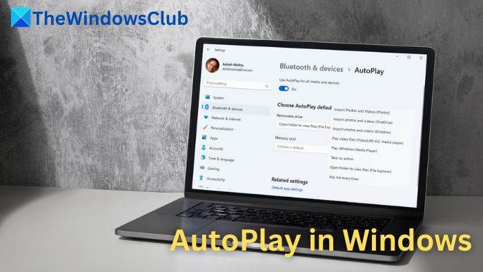 AutoPlay in Windows