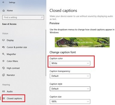 Windows 10 Accessibility Features