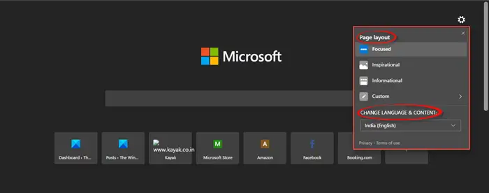 Customize New Microsoft Edge Browser