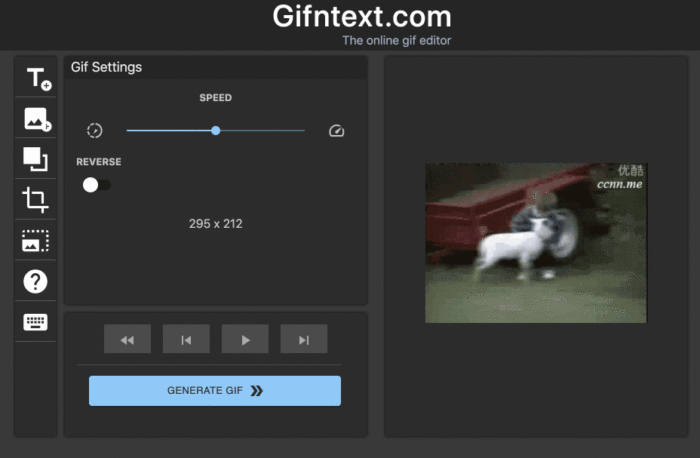 Add animated text and images to your GIF using GIFnText